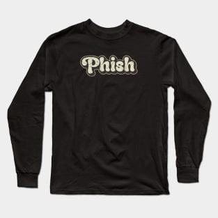 Phish - Vintage Text Long Sleeve T-Shirt